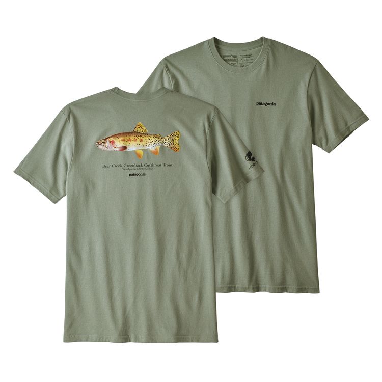 【HOFFMAN】Patagonia world trout M’s Tee M Patagonia Mens Greenback Cutthroat World Trout Responsibili