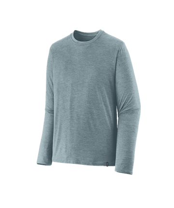 Patagonia Mens L/S Cap Cool Daily Shirt Blue Sage - Light Blue Sage X-Dye