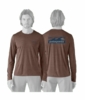 Patagonia Mens L/S Cap Cool Daily Shirt - Boardshort Logo Berm Brown - Light Berm Brown X-Dye