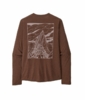 Patagonia Mens L/S Cap Cool Daily Shirt - Cloud Crag Berm Brown - Light Berm Brown X-Dye