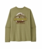Patagonia Mens L/S Cap Cool Daily Shirt - Great Waves Gumtree Green - Light Gumtree Green X-Dye