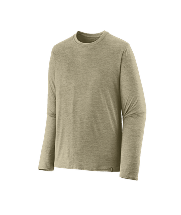 Patagonia Mens L/S Cap Cool Daily Shirt Gumtree Green - Light Gumtree Green X-Dye