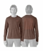 Patagonia Mens L/S Cap Cool Daily Shirt - Strataspire Berm Brown - Light Berm Brown X-Dye