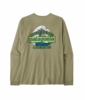 Patagonia Mens L/S Great Waves Responsibili-Tee Gumtree Green Patagonia Mens L/S Great Waves Responsibili-Tee Gumtree Green