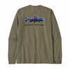 Patagonia Mens L/S Home Water Trout Responsibili-Tee River Rock Green (Close Out) Patagonia Mens L/S Home Water Trout Responsibili-Tee River Rock Green (Close Out)