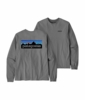 Patagonia Mens L/S P-6 Logo Responsibili-Tee Gravel Heather Patagonia Mens L/S P-6 Logo Responsibili-Tee Gravel Heather