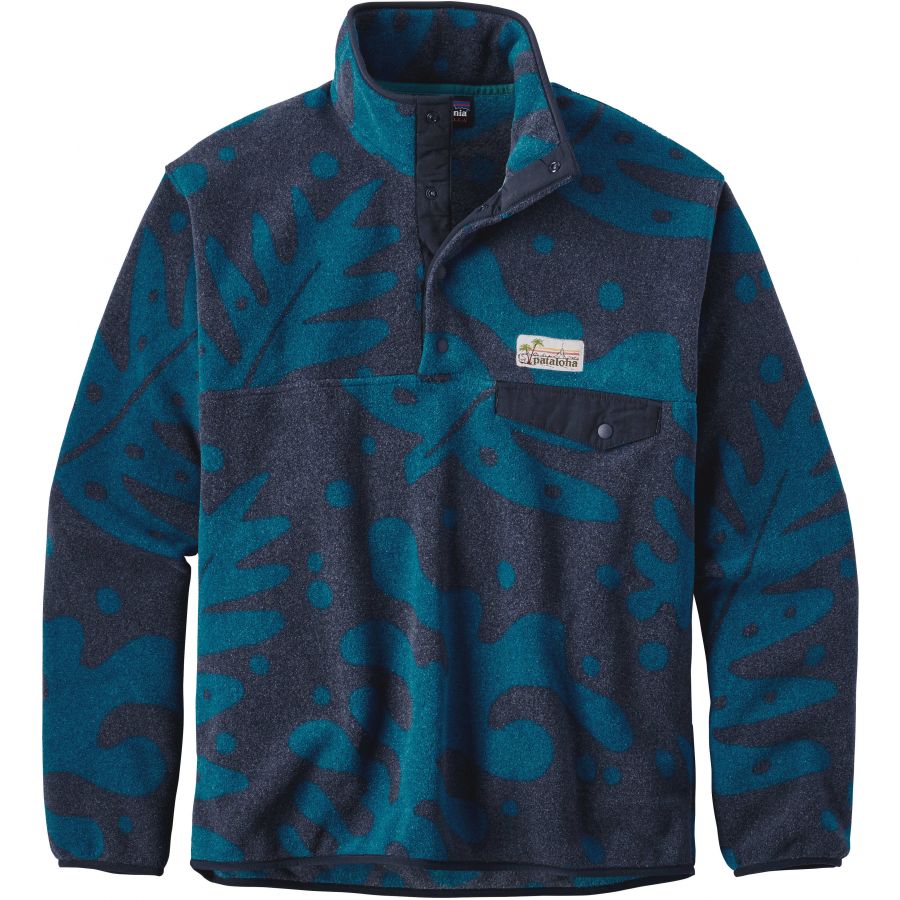 Patagonia Mens Lightweight Synchilla Snap-T Fleece Pullover Ferns