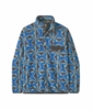 Patagonia Mens Lightweight Synchilla Snap-T Pullover Deep Freeze: Forge Grey Patagonia Mens Lightweight Synchilla Snap-T Pullover Deep Freeze: Forge Grey