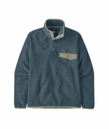 Patagonia Mens Lightweight Synchilla Snap-T Pullover Summit Blue