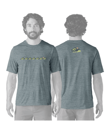 Patagonia Mens M's Cap Cool Daily Shirt - Trailcheck Blue Sage - Light Blue Sage X-Dye