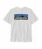 Patagonia Mens P-6 Logo Responsibili-Tee Fiber White