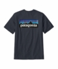 Patagonia Mens P-6 Logo T-Shirt Ink Black