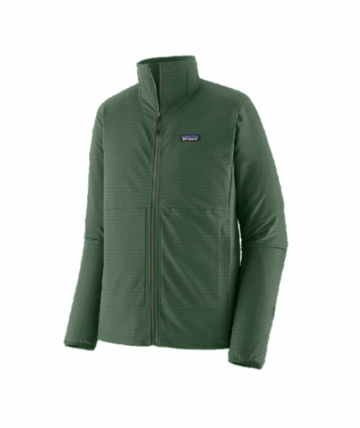 Patagonia Mens R1 TechFace Jacket Canopy Green