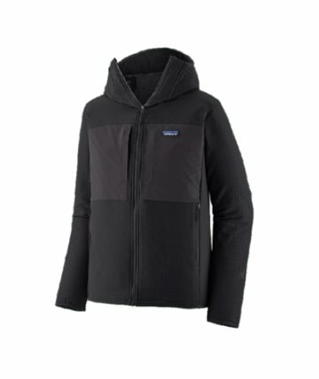 Patagonia Mens R2 TechFace Hoody Black