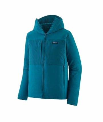Patagonia Mens R2 TechFace Hoody Glacial Blue