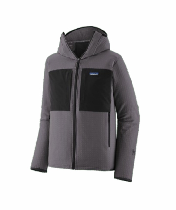 Patagonia Mens R2 TechFace Hoody May Grey