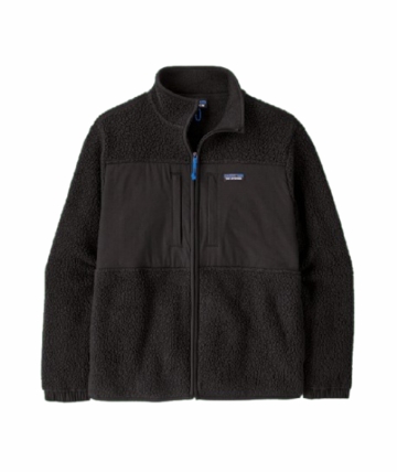 Patagonia Mens Retro Pile Patch Jacket Black