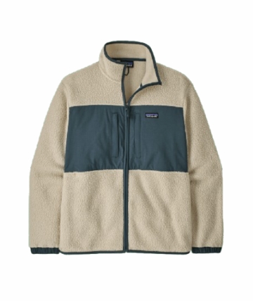 Patagonia Mens Retro Pile Patch Jacket Pelican