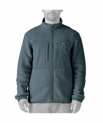 Patagonia Mens Retro Pile Patch Jacket Summit Blue