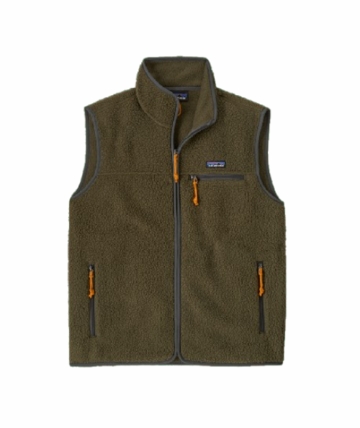 Patagonia Mens Retro Pile Vest Basin Green