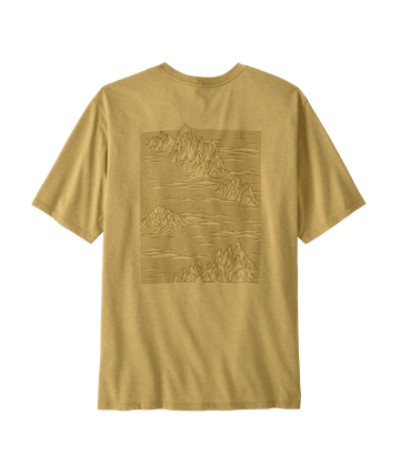 Patagonia Mens Strataspire Responsibili-Tee Limestone Yellow