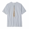Patagonia Mens Take a Stand Responsibili-Tee Pheasant Tail: White
