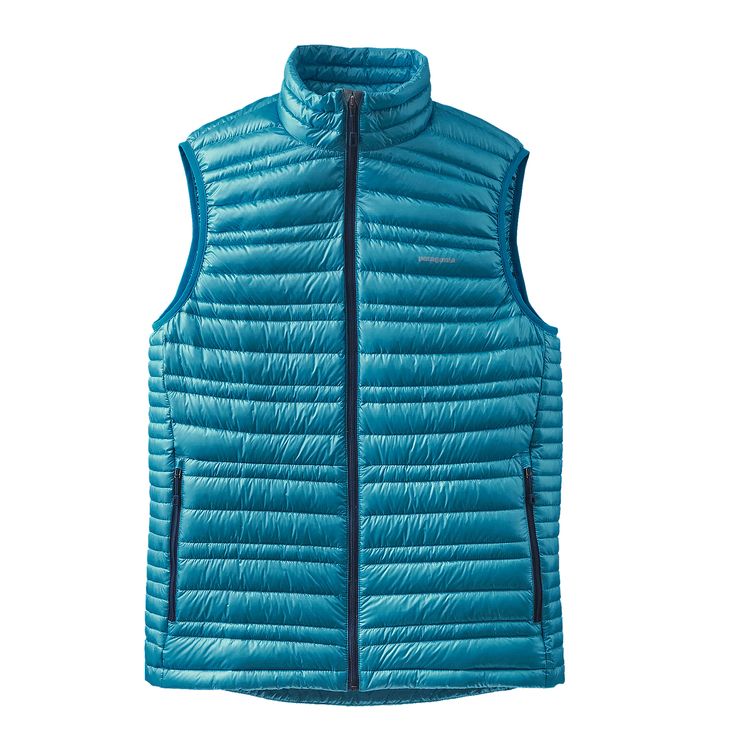 Patagonia Mens Ultralight Down Vest Grecian Blue
