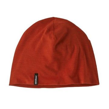 Patagonia Overlook Merino Wool Liner Beanie Amanita Red (Autumn 2025)