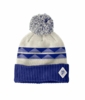 Patagonia Powder Town Beanie Hut Tripper Stripe: Birch White Patagonia Powder Town Beanie Hut Tripper Stripe: Birch White