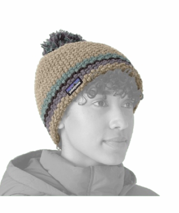 Patagonia Snowbelle Beanie Low Ridge Stripe: May Grey
