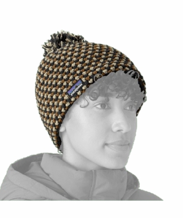 Patagonia Snowbelle Beanie Tri Color: Nest Brown