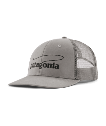 Patagonia Take a Stand Trucker Hat Casting Logo: Forever Grey