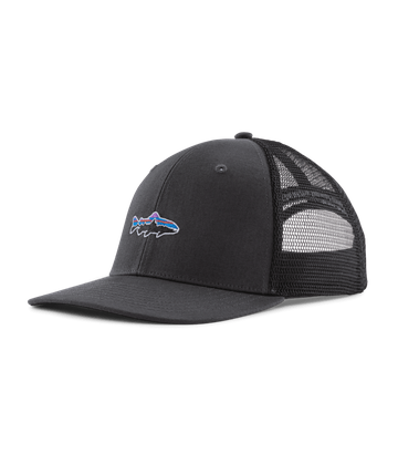 Patagonia Take a Stand Trucker Hat Stand Up Trout: Ink Black