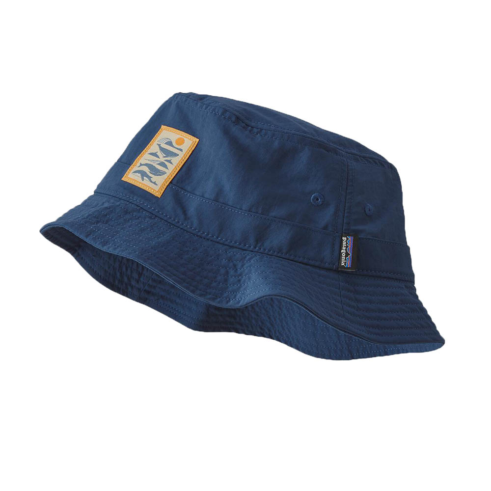patagonia wavefarer bag Bucket Hat-Fly 50: Ink Black REAL Watersports Patagonia Carry Ya'll Packable Bag