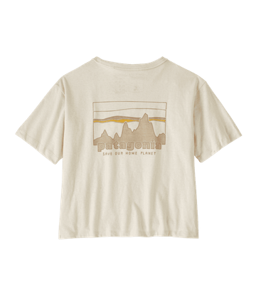 Patagonia Womens '73 Skyline Easy Cut Responsibili-Tee Birch White