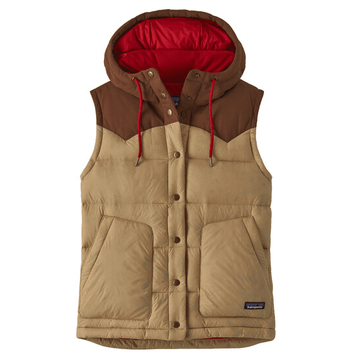 Patagonia Womens Bivy Hooded Vest Tinamou Tan