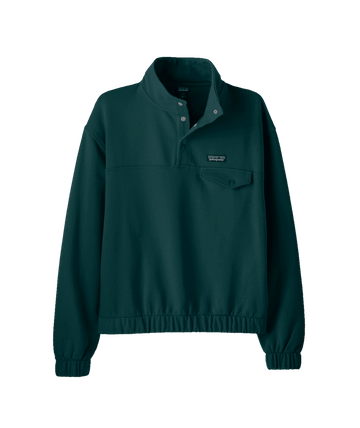 Patagonia Womens Daily Snap-T Pullover Cascade Green