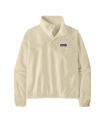Patagonia Womens Daily Snap-T Pullover Wool White