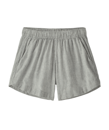 Patagonia Womens Garden Island Shorts Solstice Stripe: Smolder Blue
