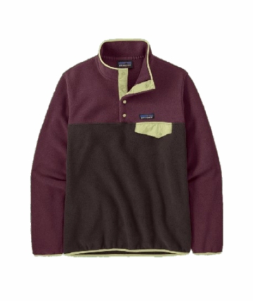 Patagonia Womens Lightweight Synchilla Snap-T Pullover Den Brown