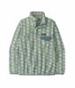 Patagonia Womens Lightweight Synchilla Snap-T Pullover Sun Quilt: Blue Sage