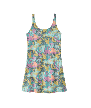 Patagonia Womens Maipo Dress Moon Tripper: Blue Sage