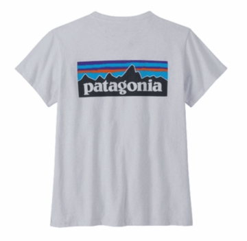 Patagonia Womens P-6 Logo Respnsibili-Tee White (Spring 2026)