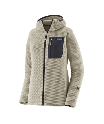 Patagonia Womens R1 Air Full-Zip Hoody Wool White