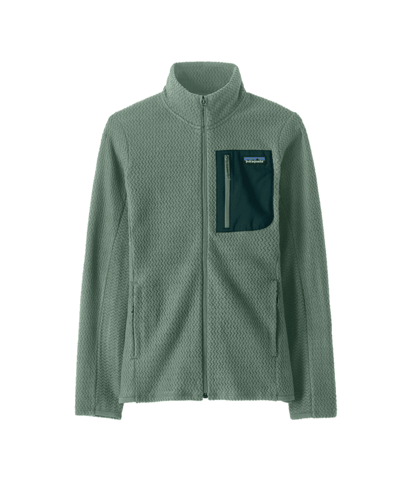 Patagonia Womens R1 Air Jacket Ellwood Green