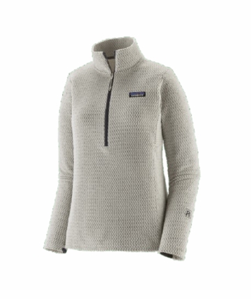 Patagonia Womens R1 Air Zip Neck Birch White