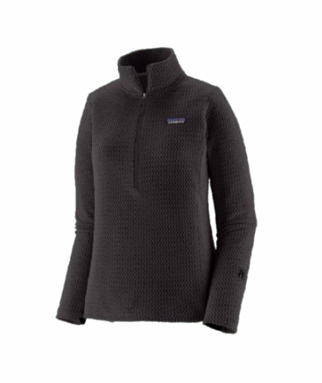 Patagonia Womens R1 Air Zip Neck Black