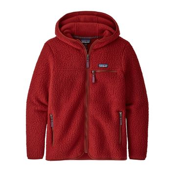 Patagonia Womens Retro Pile Hoody Molten Lava (Close Out)
