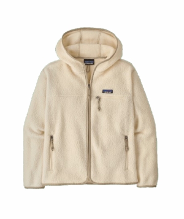 Patagonia Womens Retro Pile Hoody Natural