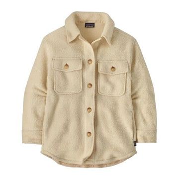 Patagonia Womens Retro Pile Shacket Natural